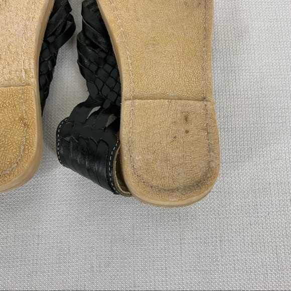 BAM Artesanos size 8 (Mexico 25) Handmade Black Leather Sandals - Picture 9 of 9